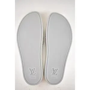 Louis Vuitton Waterfront Mule Chrome Mirror Silver LV Slide Sandal UK 9 US 10 11 Louis Vuitton | Shoes | Louis Vuitton Waterfront Mule Chrome  main image 4